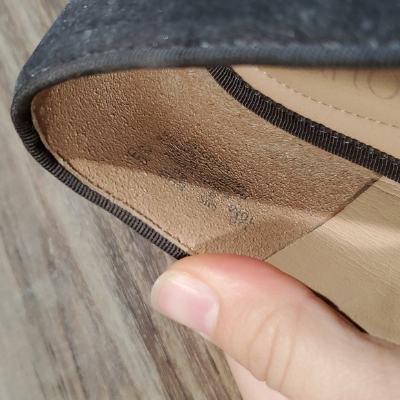 Anthropologie Franco Sarto velvet Loafer flats shoes sz 10M - Picture 11 of 13